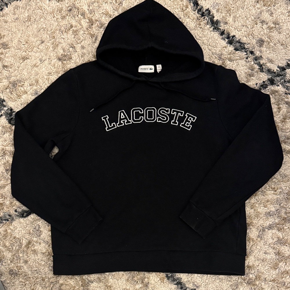Lacoste Men's Black Spell Put Hoodie